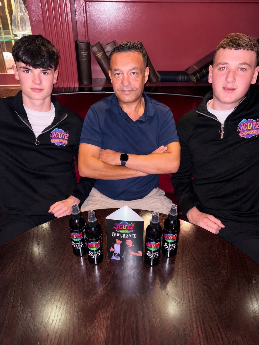 JCUTZ with Global Beauty founder Paul O'Neill at the Professional Beauty and Hair Ireland Expo